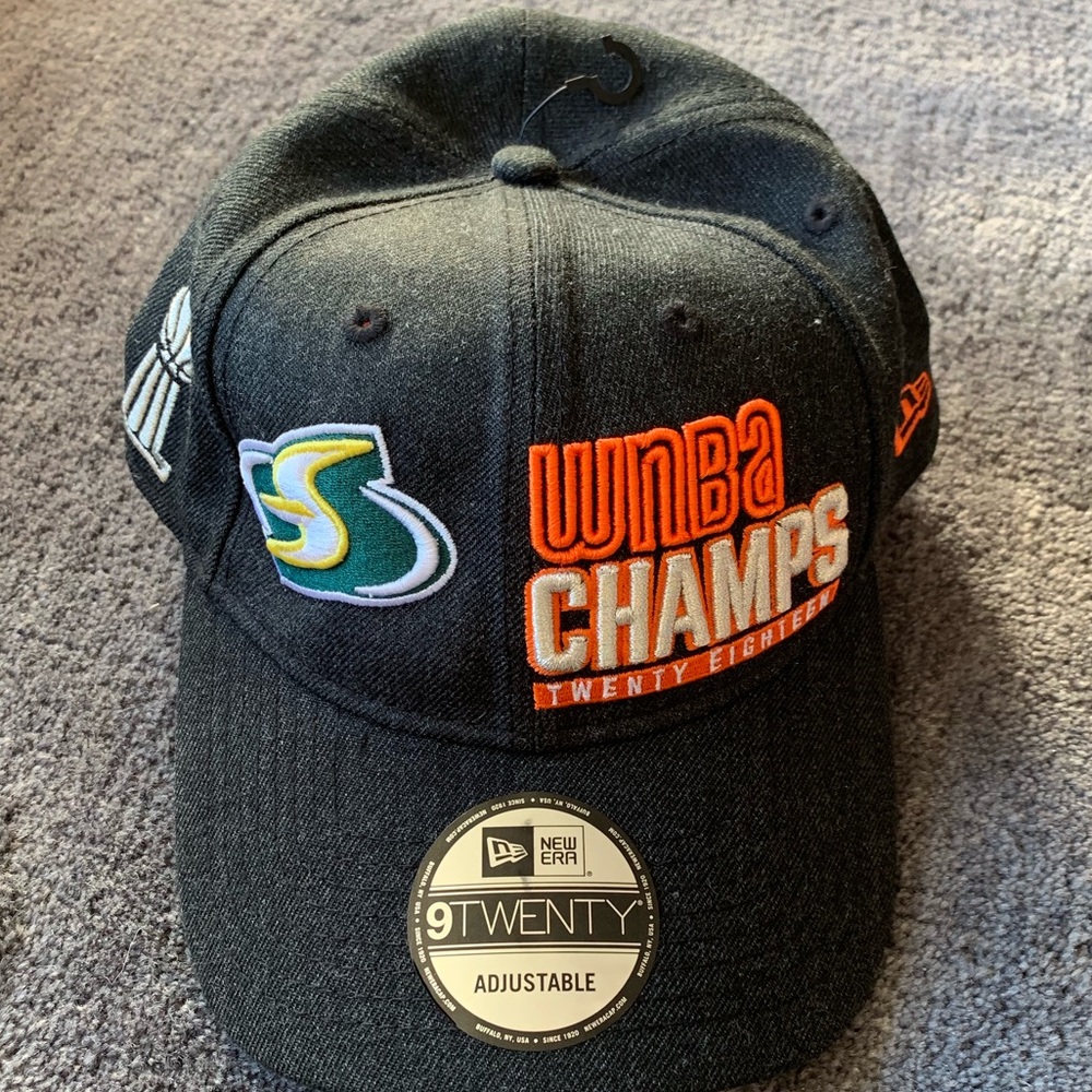 Seattle Storm WNBA Champs New Era Adjustable Hat